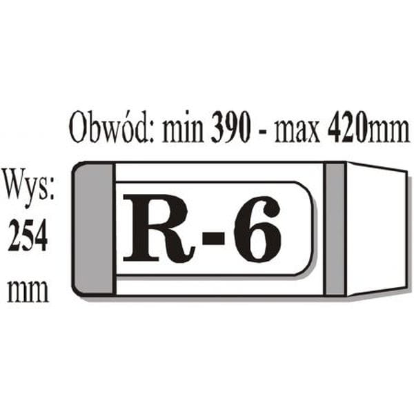OKŁADKA REGULOWANA R-6