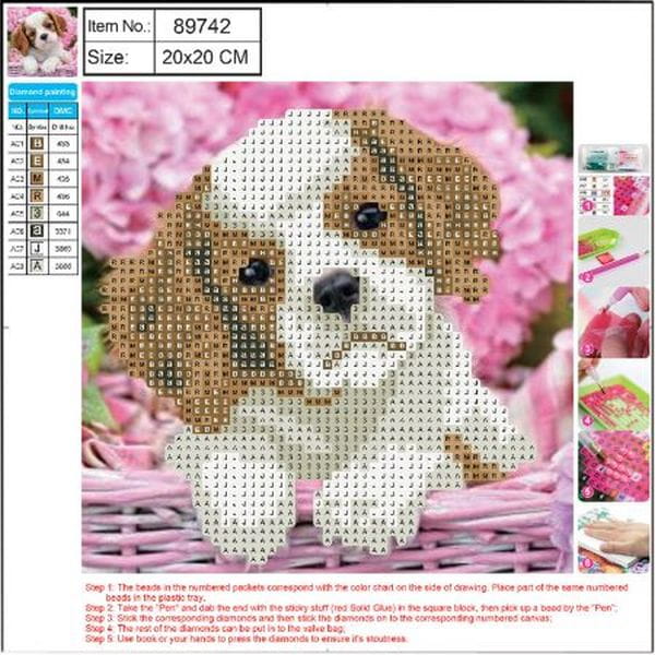 Haft diamentowy- Zestaw do Diamond painting- 20x20cm
