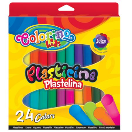 PLASTELINA OKRĄGŁA 24 KOLORY