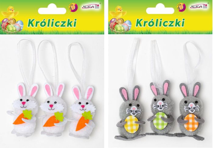 Króliczki WPK-8988 z zawieszką 7CM