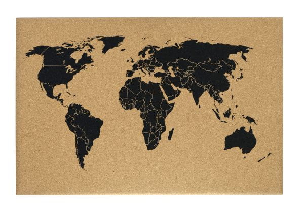 TABLICA 60/40 KOREK MAPA ŚWIATA