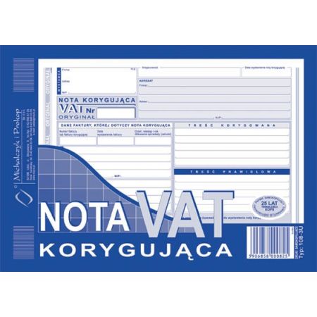 nota kor VAT 108-3E
