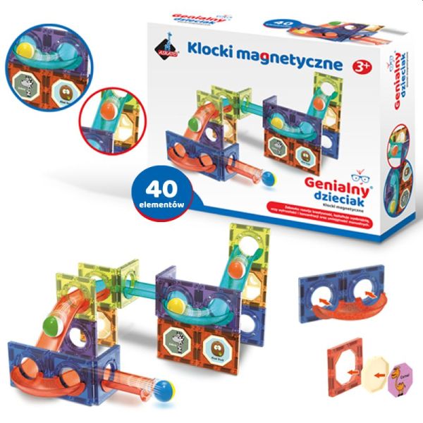 Klocki Magnetyczne 40e. Askato