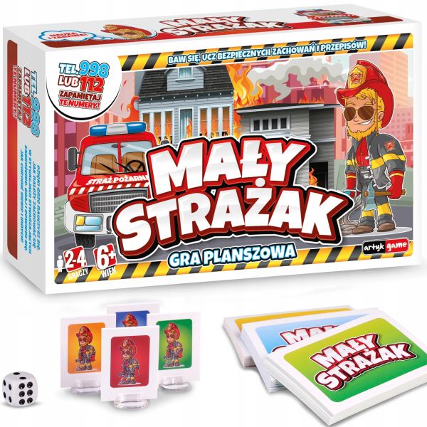 Artyk Gra Planszowa Strażak. Wersja podróżna