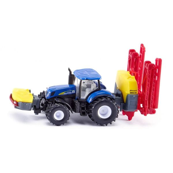 SIKU TRAKTOR NEW HOLLAND Z OPRYSKIWACZEM KVERNELAND