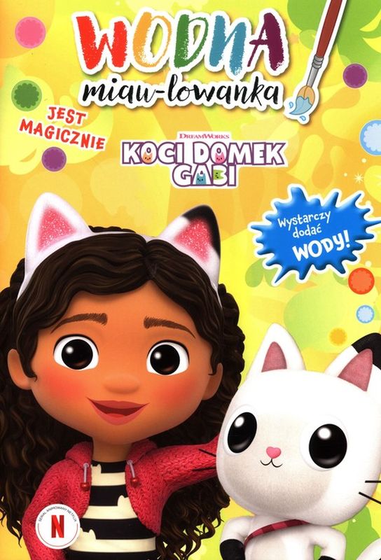 KOCI DOMEK GABI WODNA MALOWANKA