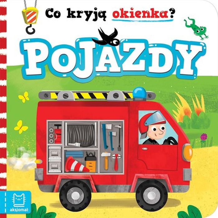 Książeczka Co kryją okienka? Pojazdy