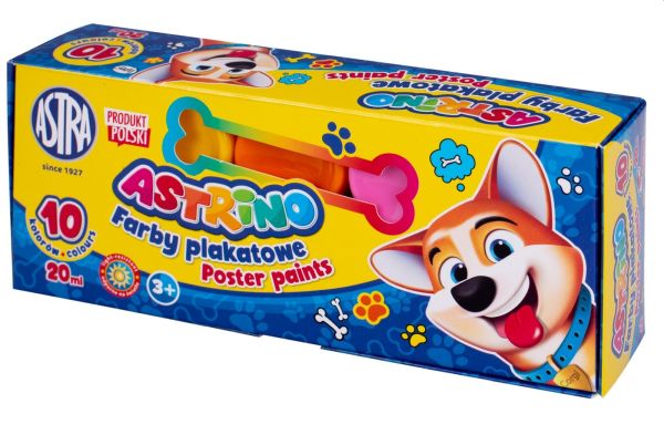 FARBY PLAKATOWE 10KOL 20ML ASTRINO