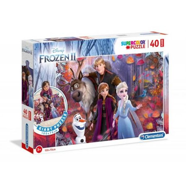PUZZLE 40 PODŁOGOWE FROZEN 2
