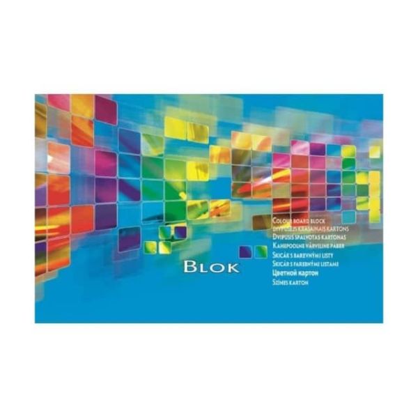 BLOK A4 TECHNICZNY KOLOR 300G 20 KARTEK Kreska