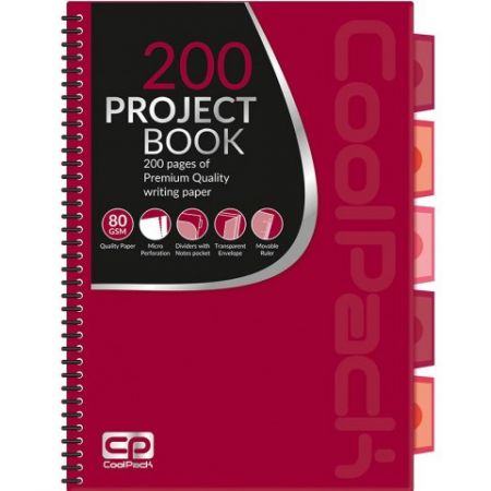 COOLPACK - KOŁOBRULION A4 RED