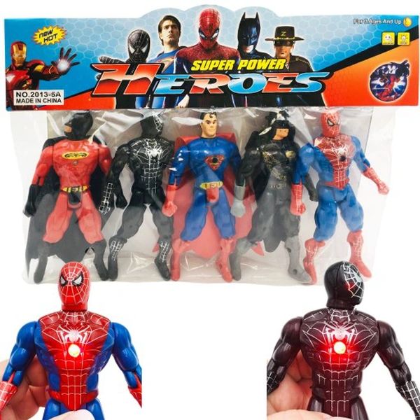 FIGURKI SUPER HERO 5SZT