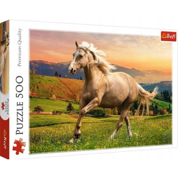 PUZZLE 500 GALOP W POPOŁUDNIOWYM SŁOŃCU