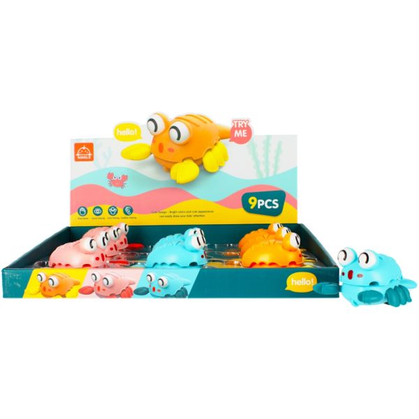 KRAB NACISNIJ I JEDZ 12CM MC MIX3 DISP 9/162/324