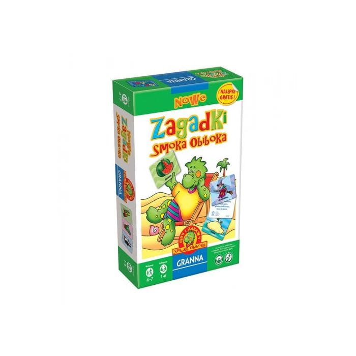 Granna Gra Zagadki Smoka Obiboka -zielone pudełko
