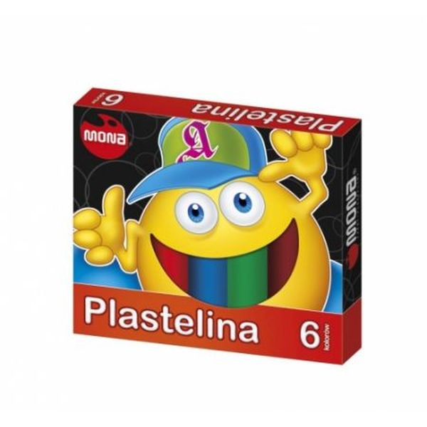 Plastelina 6 kolorów MONA