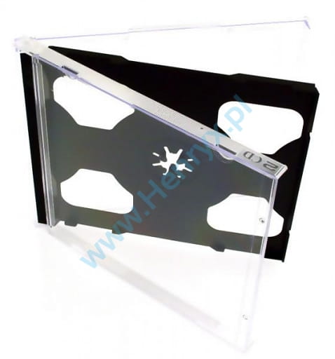 Pudełko 2xCD Box JC Czarne 10,4mm Standardowe - Henryx24