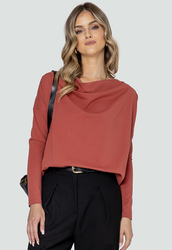 Bluse CLAIRE - Marsala