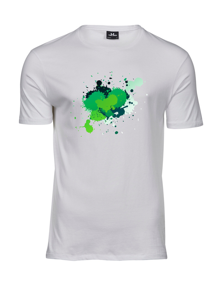 Koszulka męska T-Shirt | Green Splash | Luxury Elite Gent