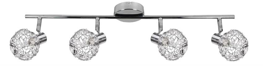 Lampa ścienna listwa 4W40W G9 chrom COLLAR