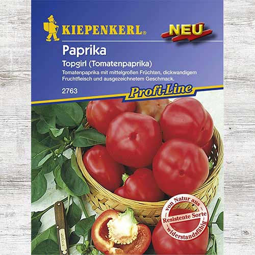 1 szt, Papryka słodka pomidorowa Topgirl - Nasiona: Ilość w opakowaniu: 1 opak