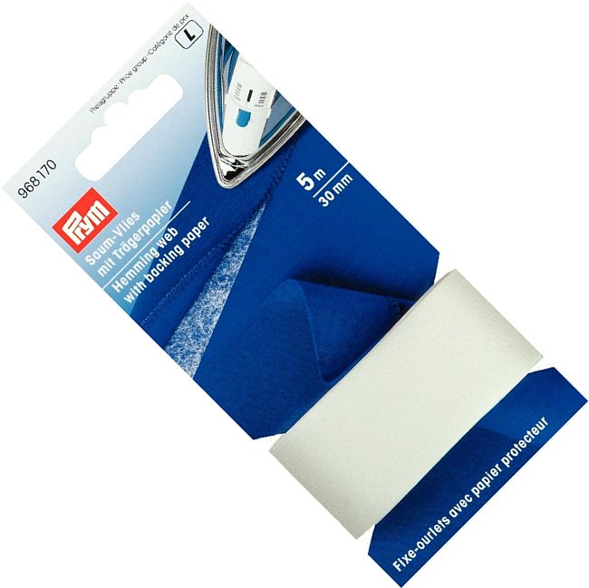 taśma do podklejania brzegów z papierem szer. 3cm 5mb PRYM 968170 .