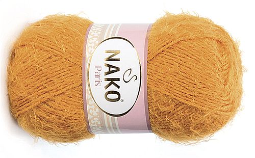 włóczka NAKO PARIS kol. 1043/musztardowy