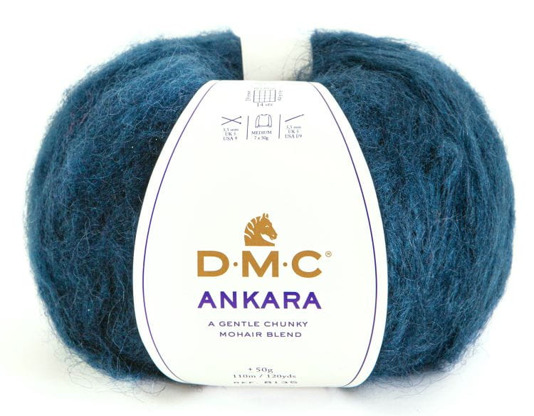 włóczka DMC ANKARA 50gr kol. 811 morski