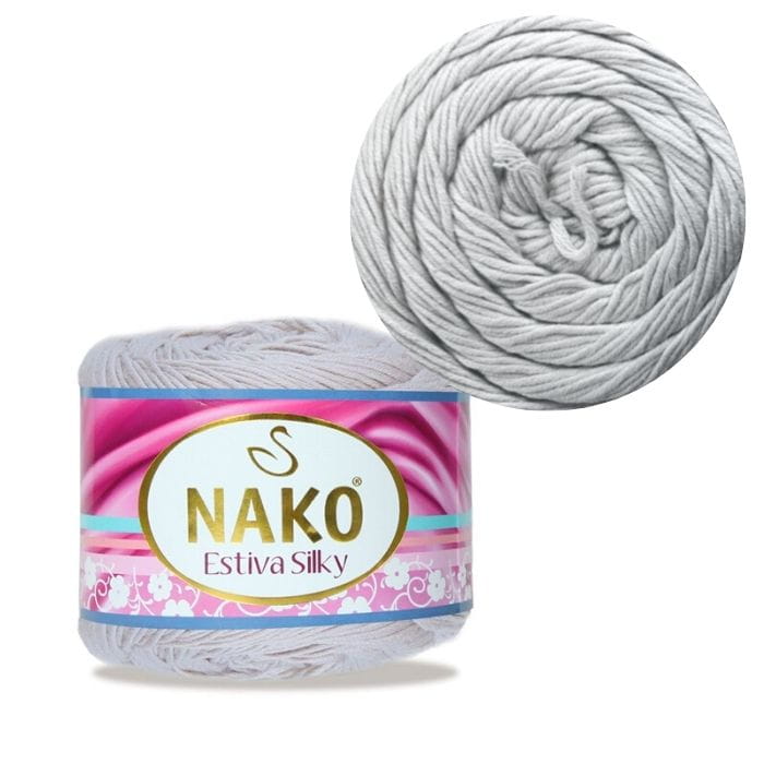 Włóczka Nako Estiva Silky kol. 12929 gołębi