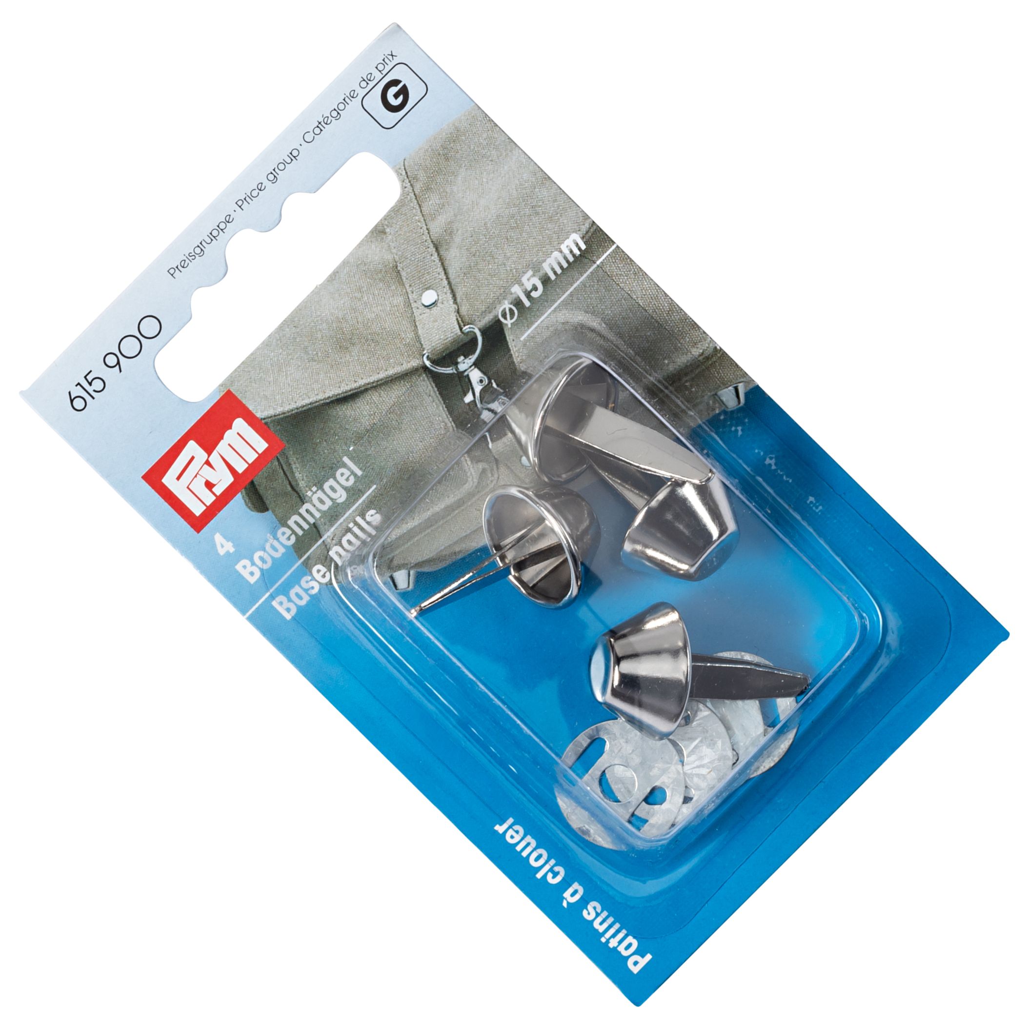 stopki do torby srebrne 4szt PRYM 615900 .
