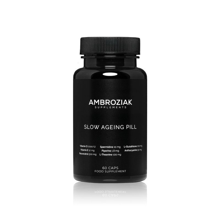 Dr Ambroziak Slow Ageing Pill Suplement diety spowalniający procesy starzenia, 60 kaps.