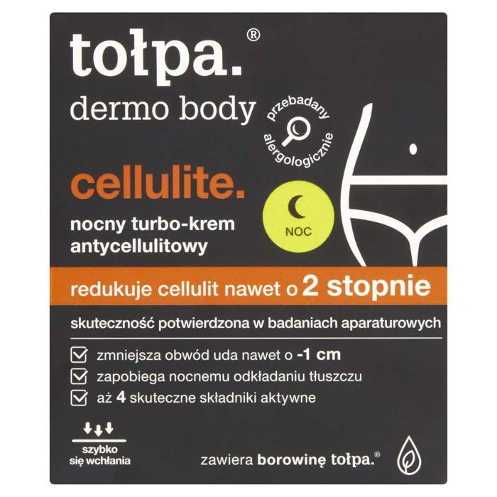 Tołpa Dermo Body Cellulite nocny turbo krem antycellulitowy 250 ml