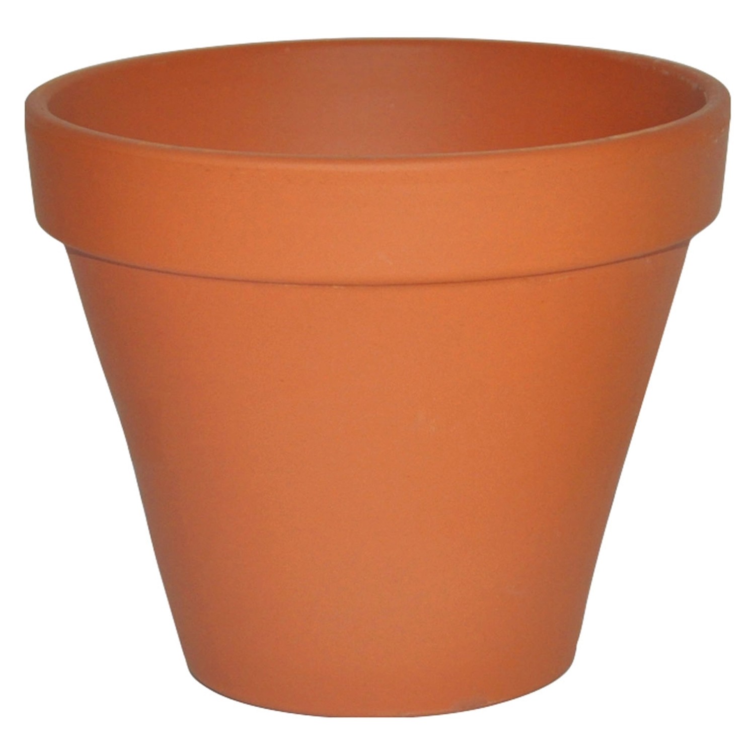 Donica Simple terakota naturalna - śr. 6 cm