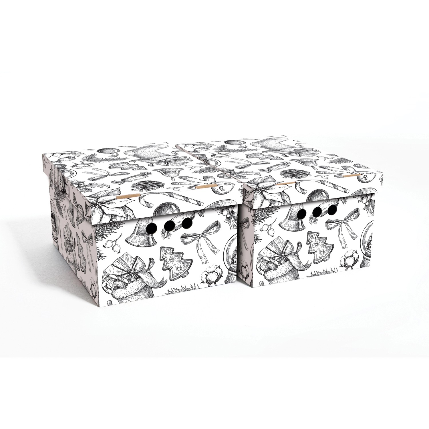 Erkar-Opakowania Pudło kartonowe A4 Ozdoby choinkowe 33 cm x 25 cm x 18 cm