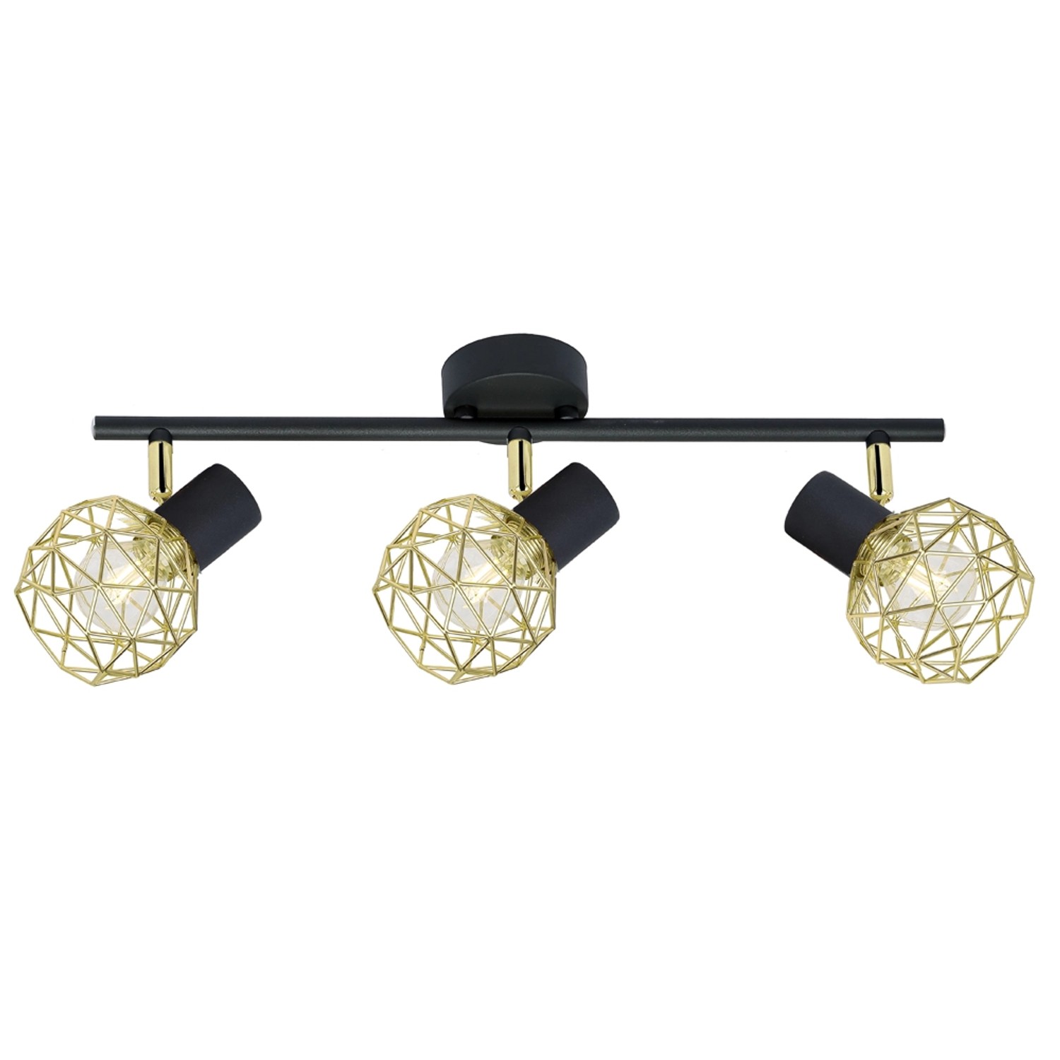 Candellux Listwa ACROBAT czarno-złota 3xE14