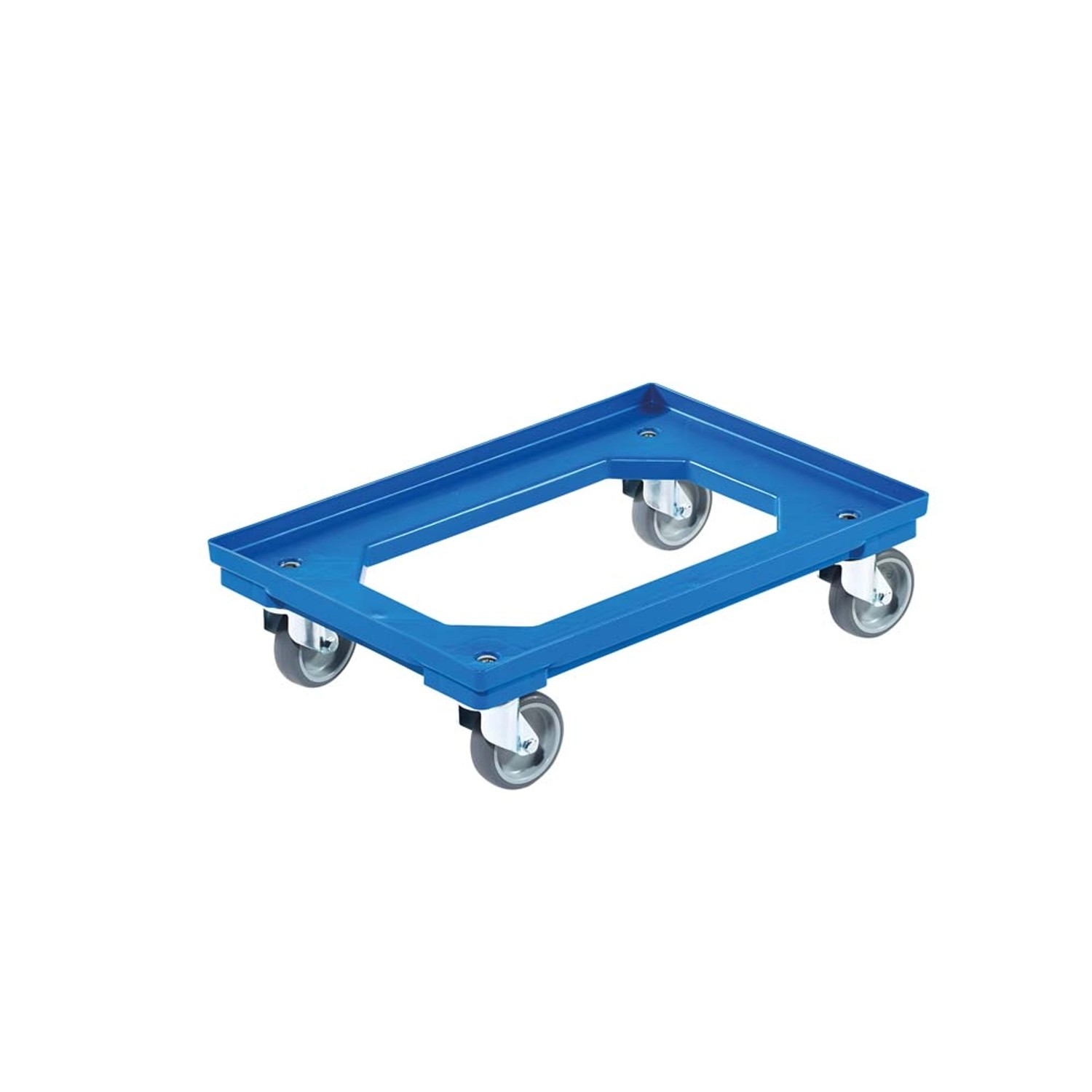 Wózek transportowy EUROBOX niebieski 41 cm x 61 cm