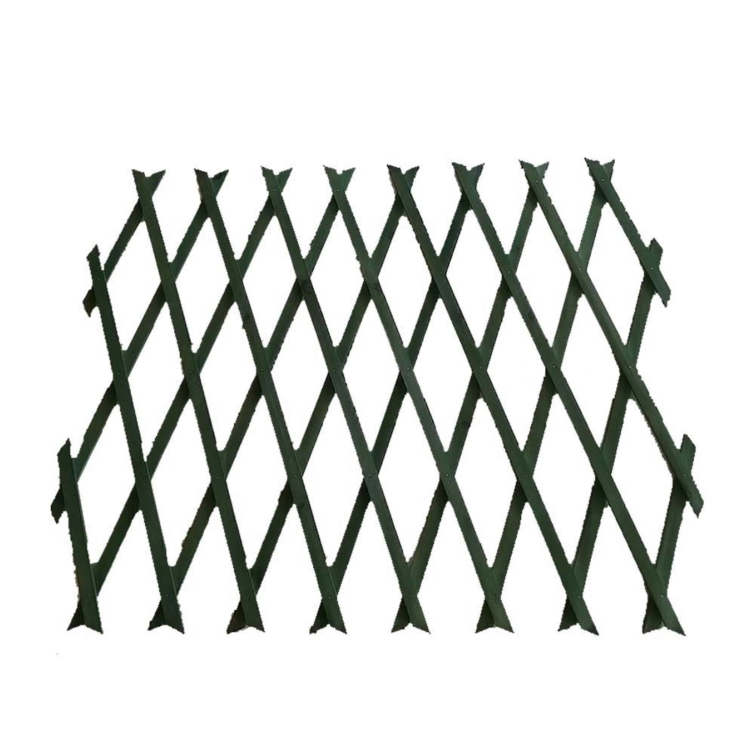 Kratka drewniana zielona - 50 x 150 cm