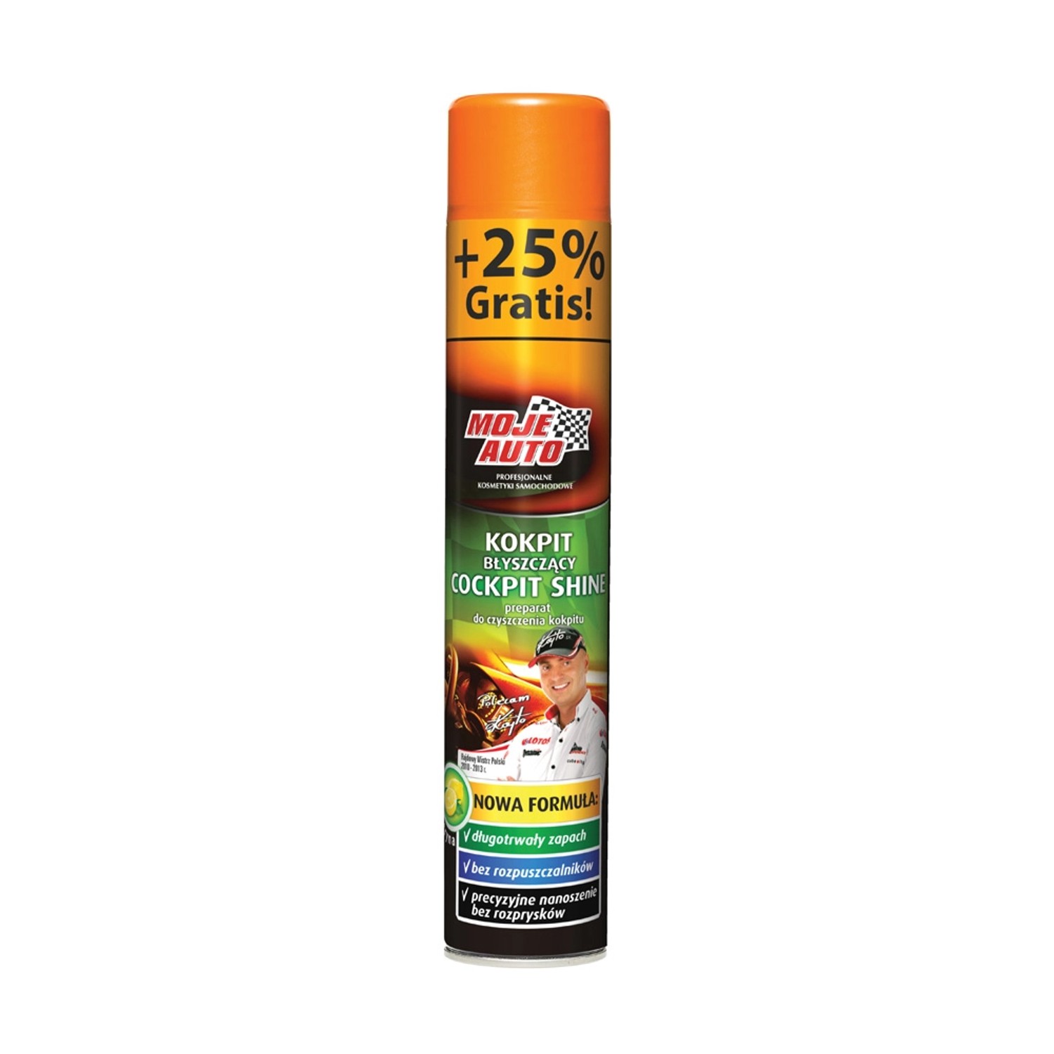 Moje Auto Kokpit błyszczący cytrynowy 600ml+25% gratis