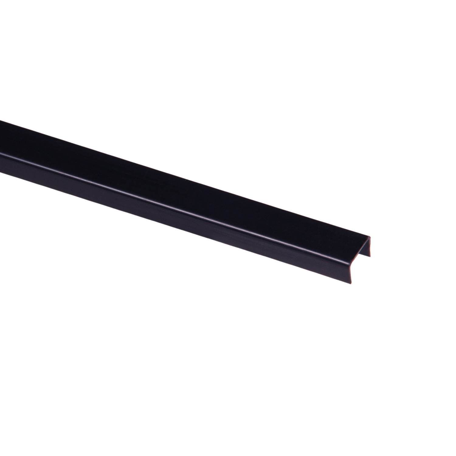 GAH Alberts Profil PCV U czarny 18 mm x 10 mm x 1000 mm