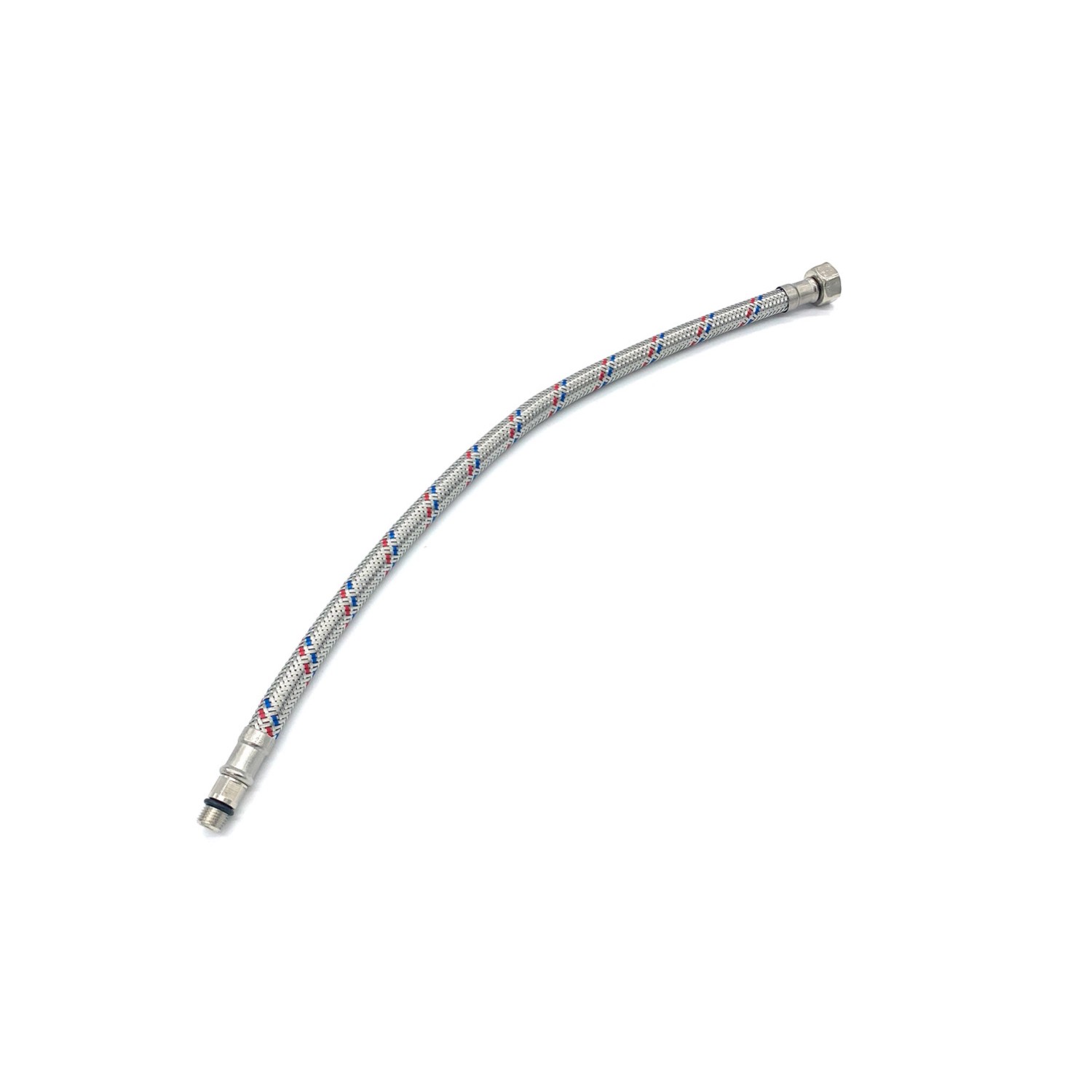 Fluvius Wężyk nierdzewny 3/8 x 10 L80 krótka
