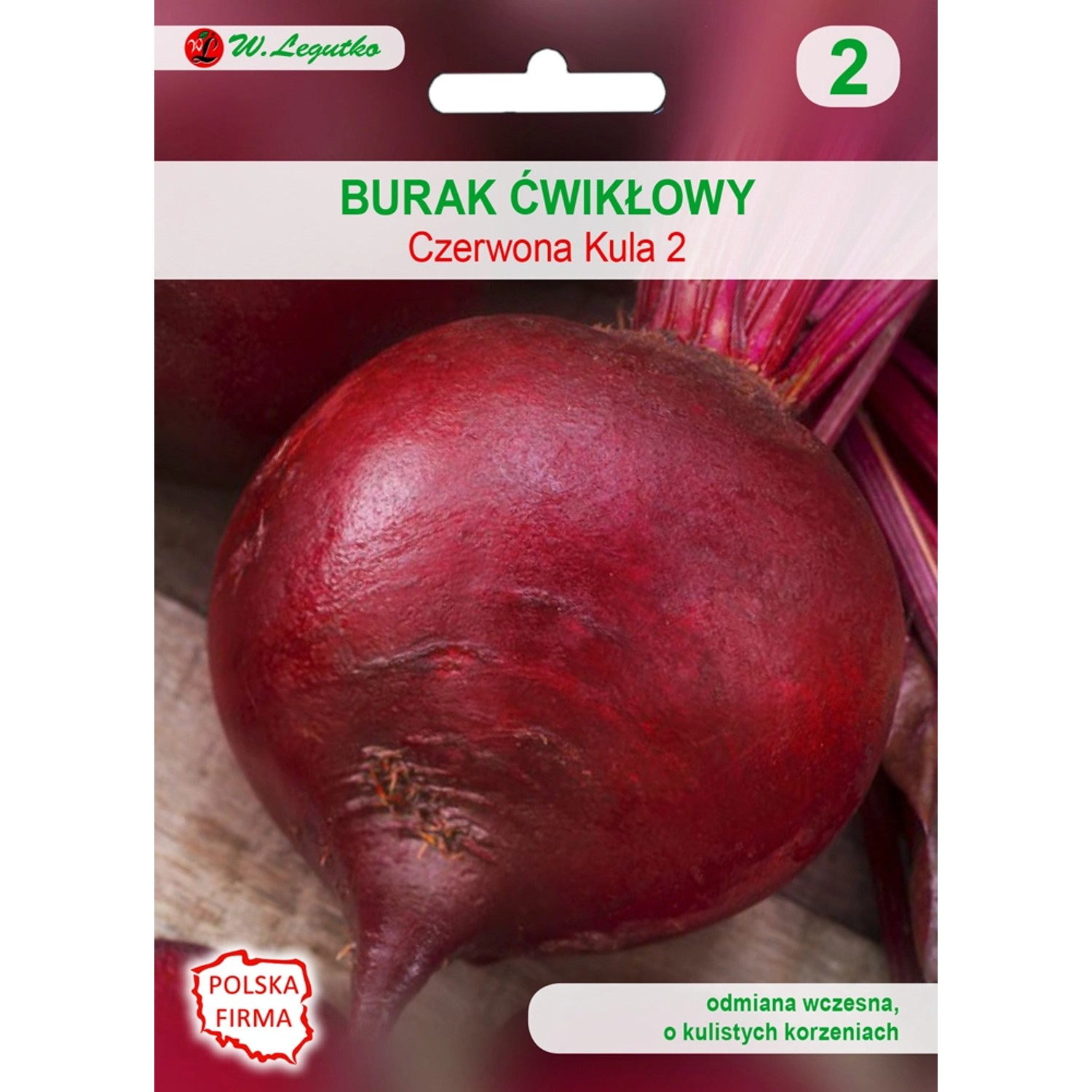 Burak ćwikłowy Czerwona Kula 2 10,00g