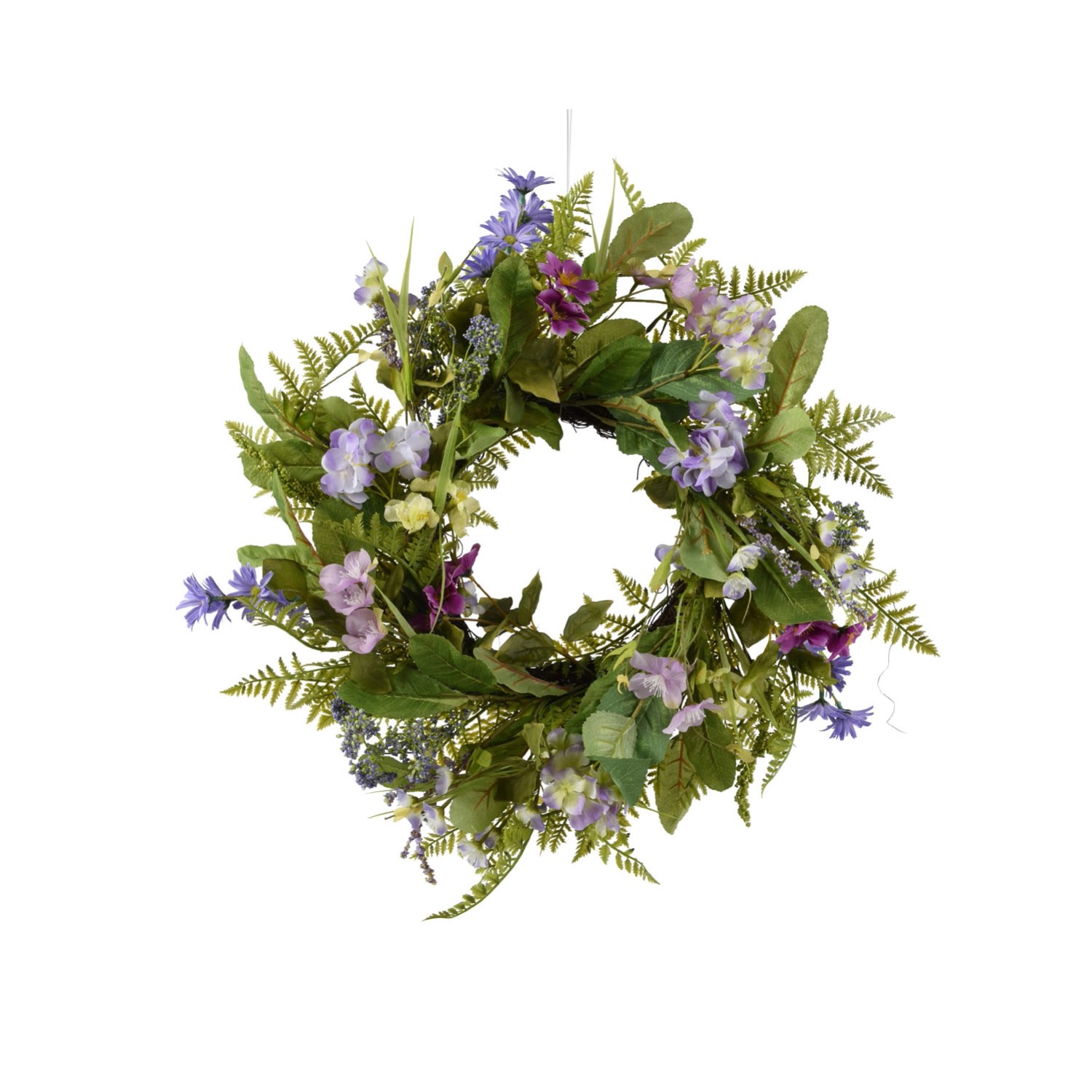 Wianek z kwiatów polnych - śr. 55 cm
