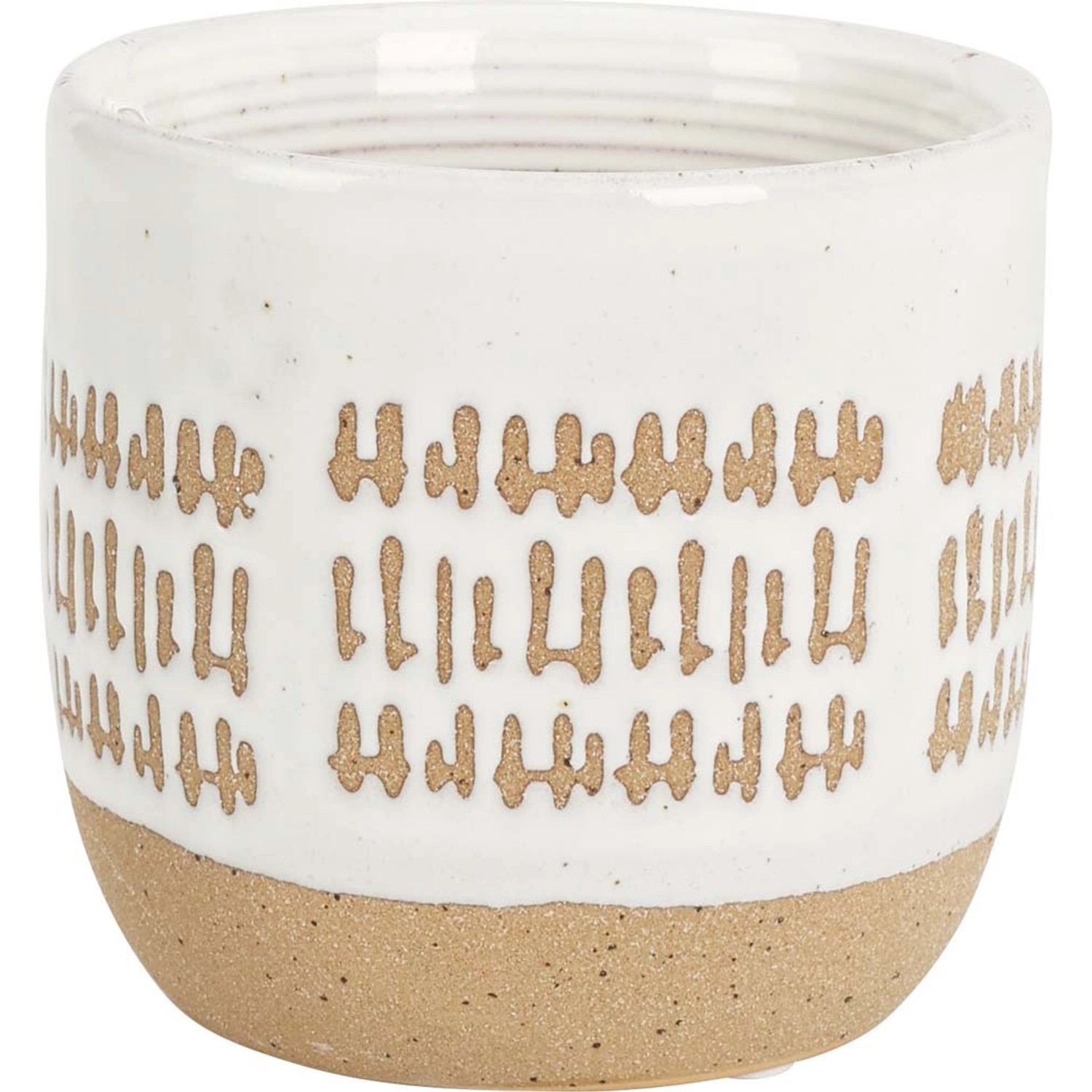 Osłonka Afrik ceramik mix - śr. 13,6 cm