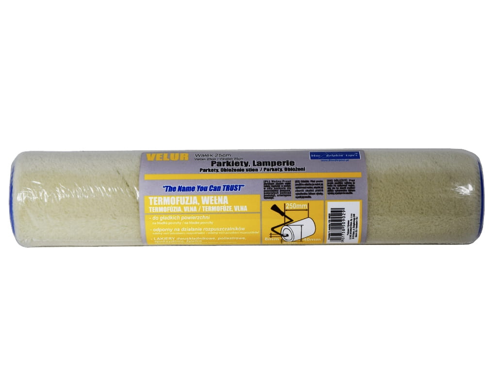 BLUE DOLPHIN VELUR 25CM WAŁEK DO SIKAFLOOR 400N