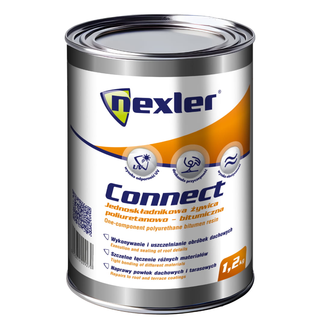 NEXLER CONNECT 1,2KG JEDNOSKŁADNIKOWA ŻYWICA POLIURETANOWO-BITUMICZNA