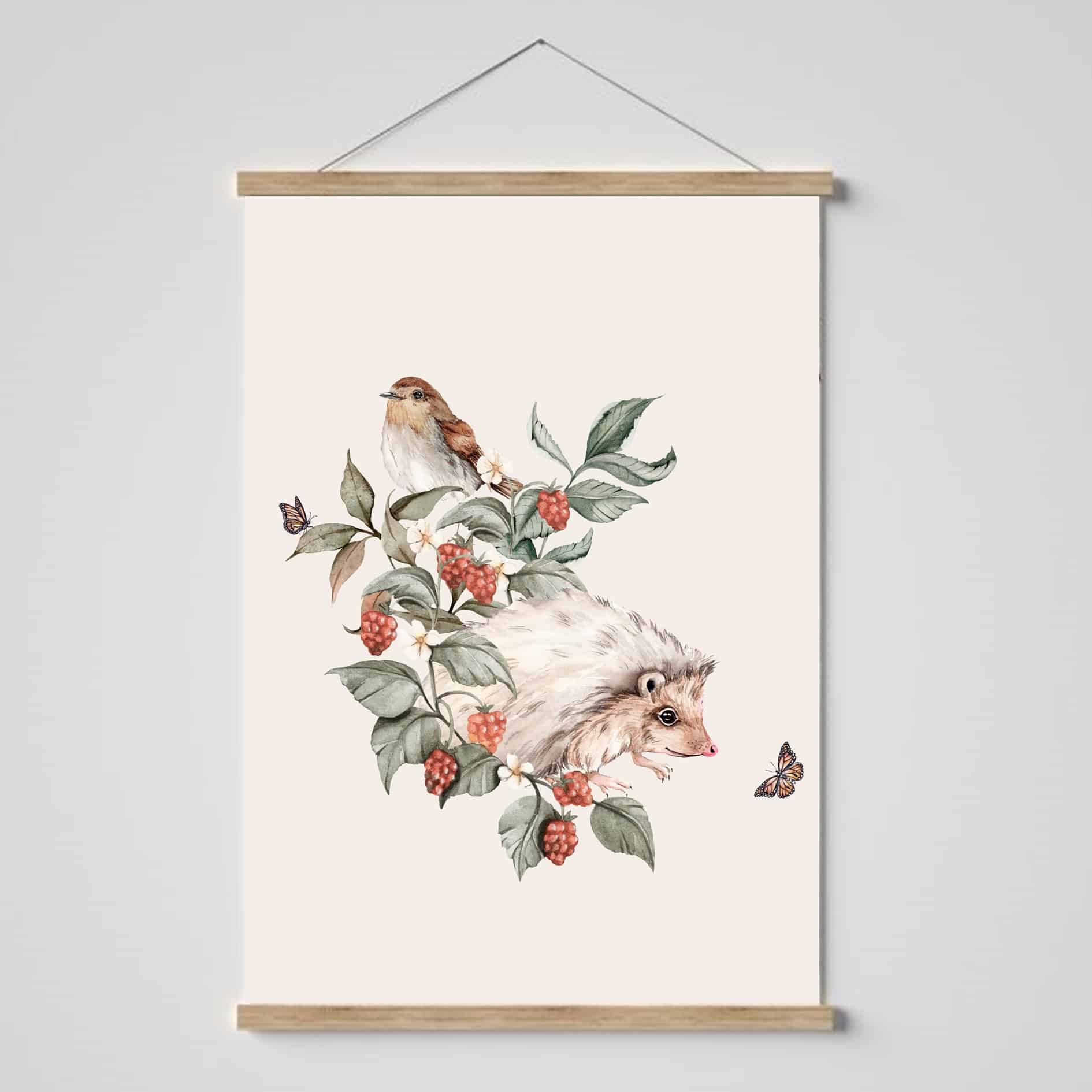 Plakat Tiny Forest Jeż - Sam plakat A3