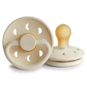 Smoczek Moon Kauczuk Cream Rozmiar do Wyboru PAP - 1 (0-6 miesięcy)