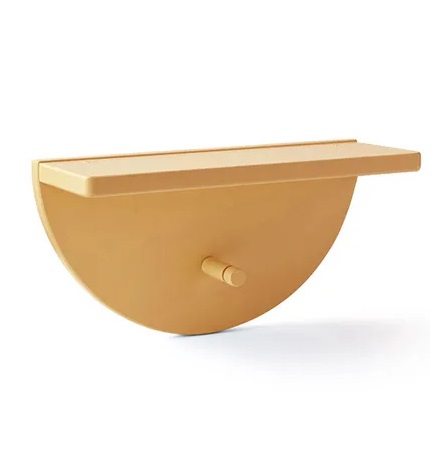 Kid's Concept - Półka okrągła mustard STAR SC