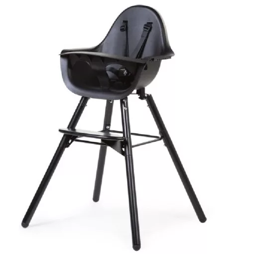 Childhome Krzesełko do karmienia Evolu 2 Black/Black