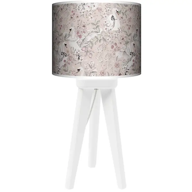 Lampa Trójnóg mała Swan Queen kolor podstawy do wyboru FL - buk